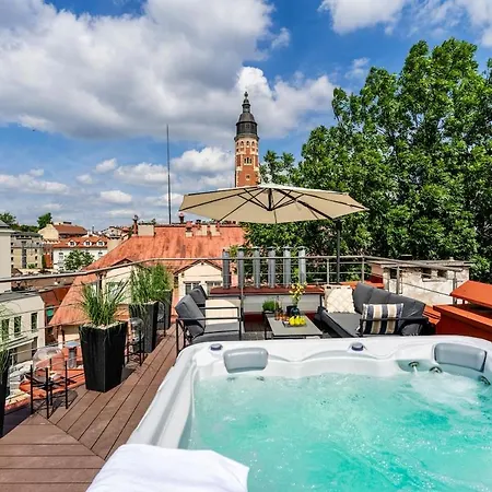 Apartman Private Hot Tub L Terrace L Old Town L King Size Krakkó